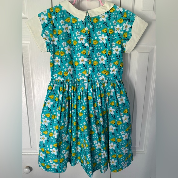 Little Miss Marmalade Classic Dress with Peter Pan Collar - Picture 2 of 3